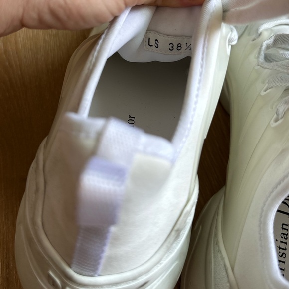 Dior D Connect White Chunky Sneakers - Picture 12 of 13